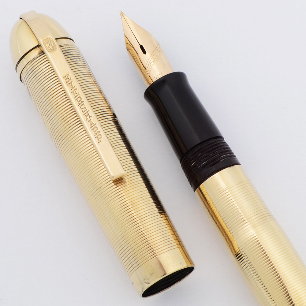 VENUS Everpointed GOLDFILLEDヴィンテージシャープペン Eversharp Skyline Fountain Pen Set (1940s) - Gold Filled Lines
